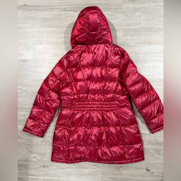 Calvin Klein Women’s Red Packable Down Filled Hooded Jacket - Picture 5 of 5